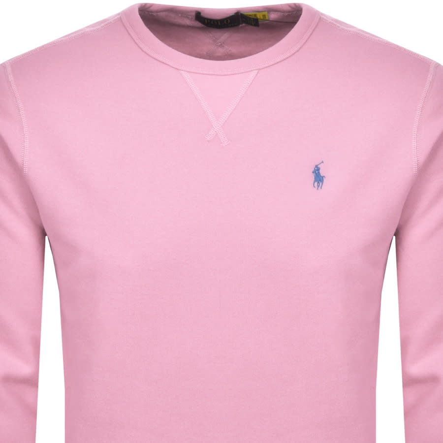 Alternative Image for ProductRalph Lauren Crew Neck Sweatshirt Pink2